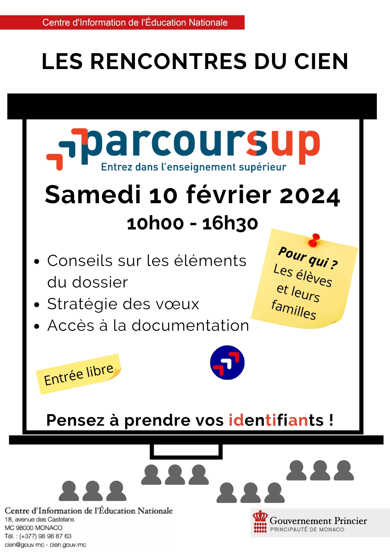 2024_Affiche Les rencontres du CIEN Parcoursup