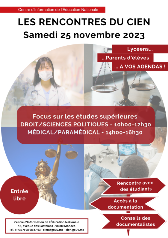 Les rencontres du CIEN - Droit/Sciences Po - Santé - 2023