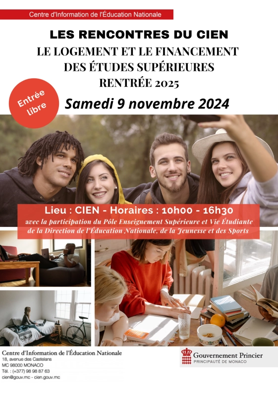 Les Rencontres du CIEN - logement et financement des études supérieures